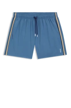 Badeshorts mit Signature-Streifen und Logo
