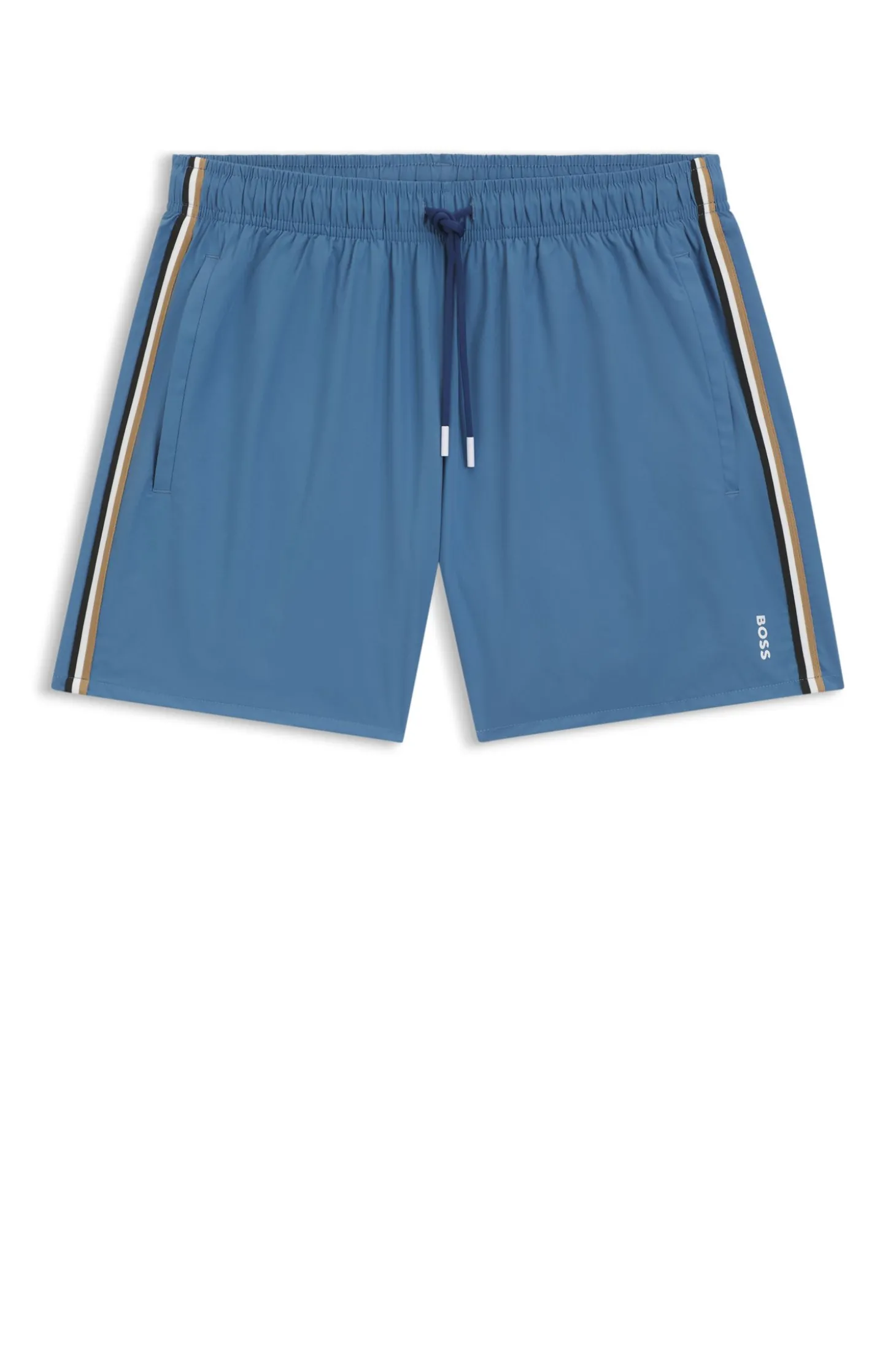 Badeshorts mit Signature-Streifen und Logo