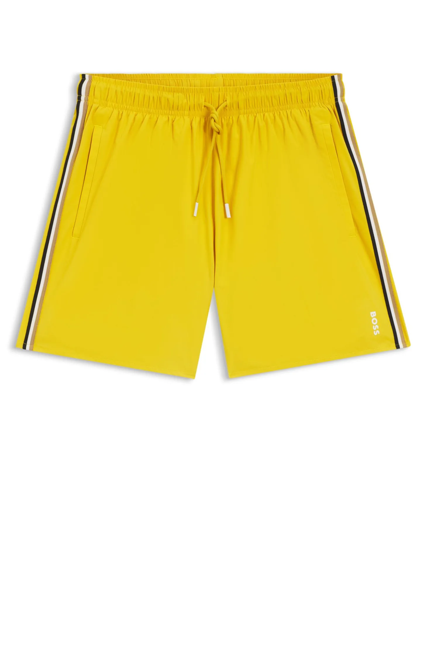 Badeshorts mit Signature-Streifen und Logo