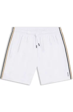 Badeshorts mit Signature-Streifen und Logo
