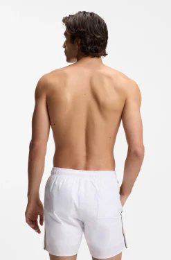 Badeshorts mit Signature-Streifen und Logo