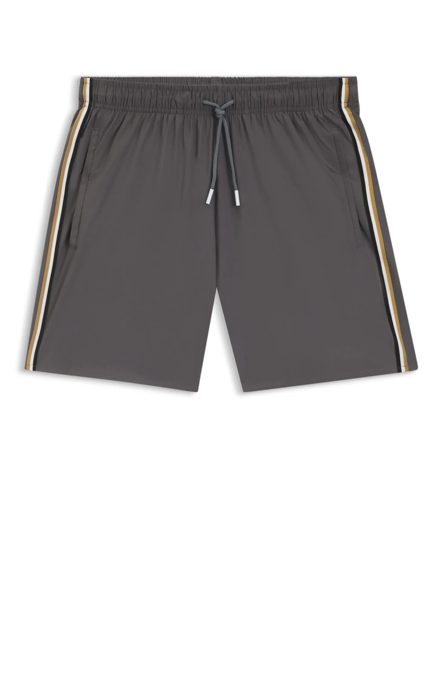 Badeshorts mit Signature-Streifen und Logo