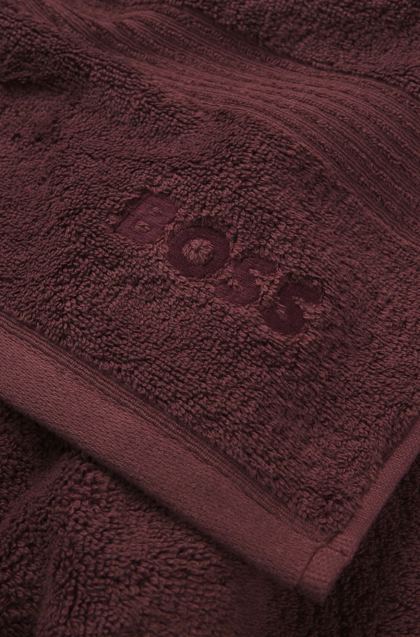 Badetuch aus Baumwolle mit Logo-Stickerei