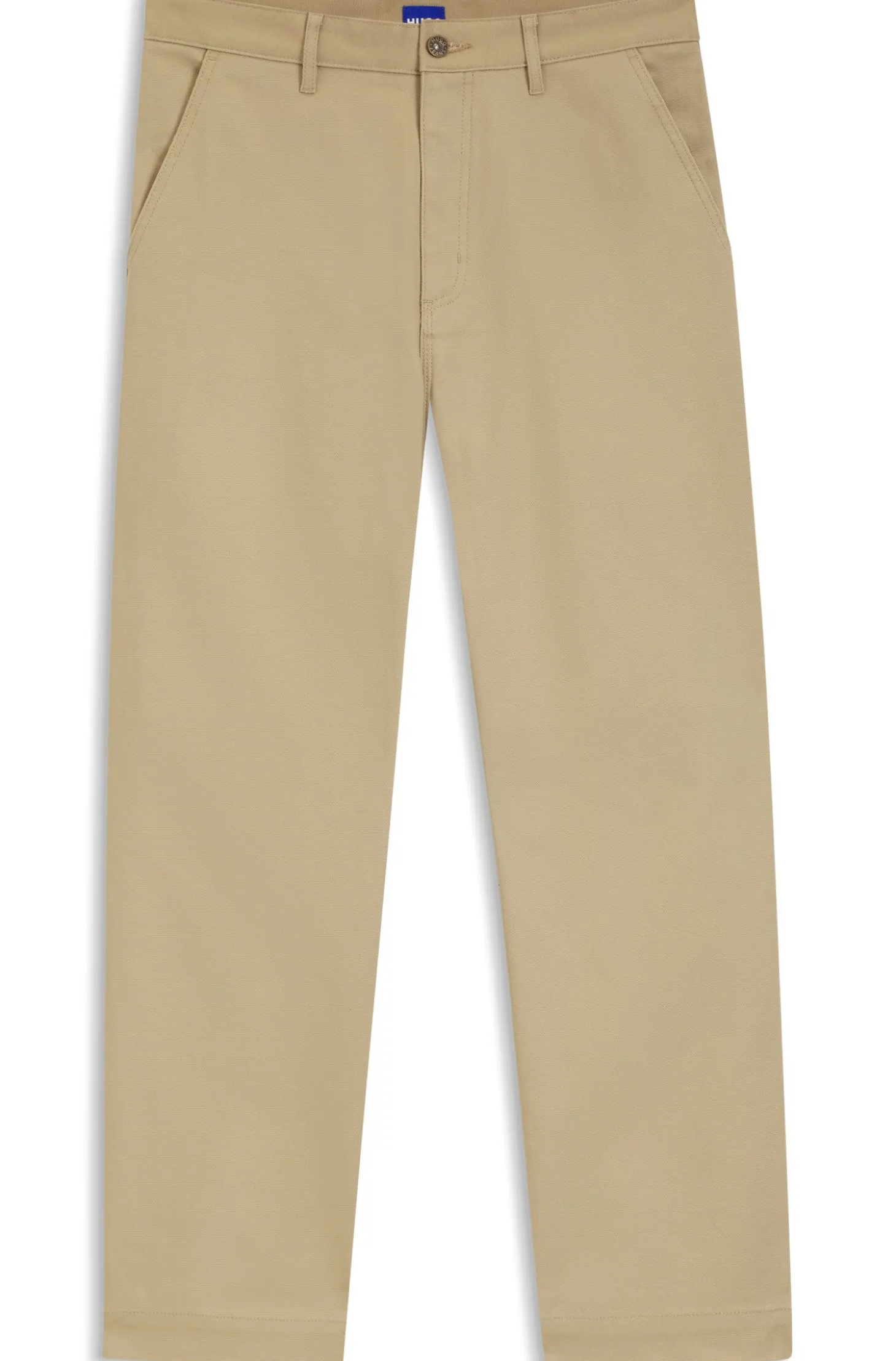 Baggy-Fit Hose aus Stretch-Baumwoll-Canvas