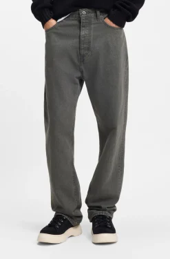 Baggy-Fit Jeans aus grauem Denim
