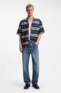 Baggy-Fit Jeans mit Used-Details