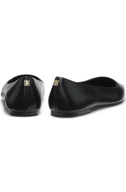 Ballerinas aus Leder mit spitzer Kappe