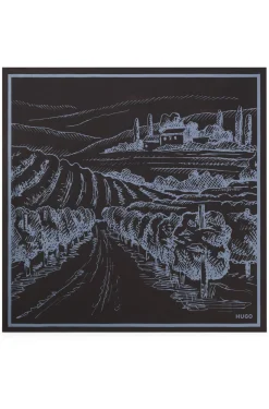 Bandana mit Landschafts-Print