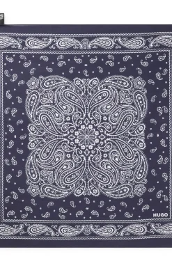 Bandana mit Paisley-Print aus Viskose-Mix mit Seide