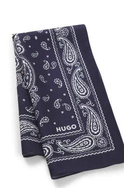 Bandana mit Paisley-Print aus Viskose-Mix mit Seide