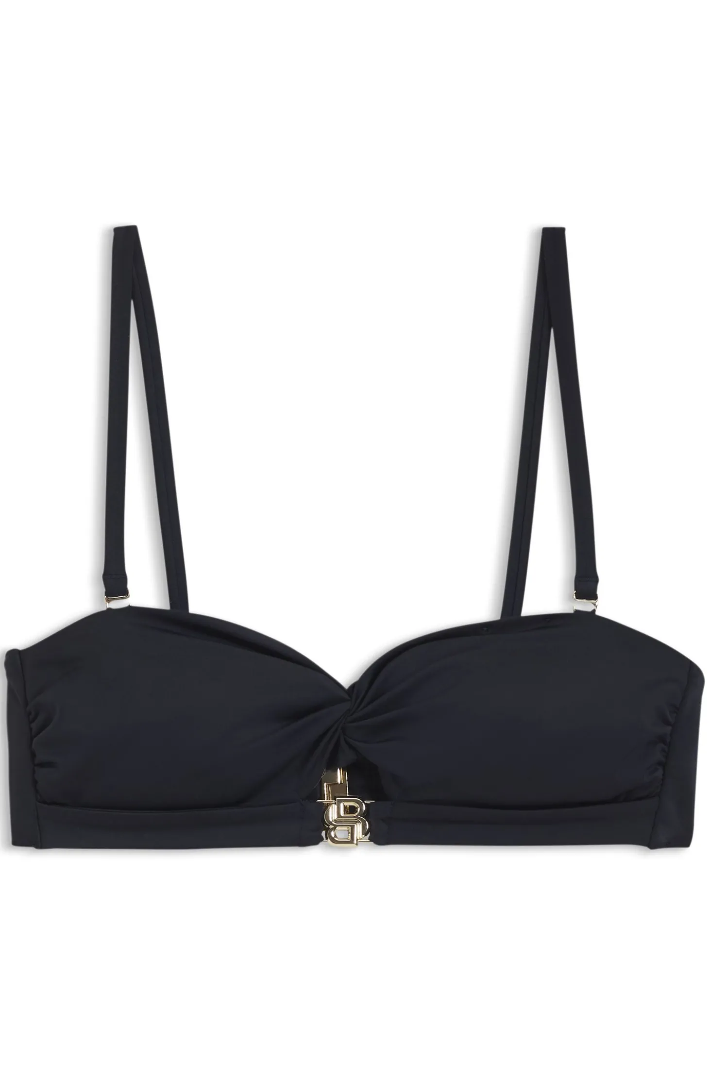 Bandeau-Bikinitop mit Double-B-Monogramm