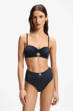 Bandeau-Bikinitop mit Double-B-Monogramm