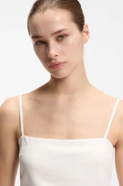 Bandeau-Top mit Riemchen