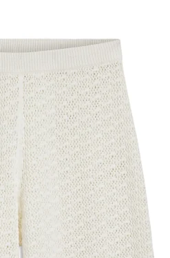 Baumwollhose mit Mikro-Spitzenstruktur