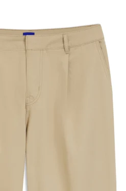 Baumwollhose mit niedrigem Bund und Gürteldetail aus Paracord