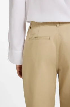 Baumwollhose mit niedrigem Bund und Gürteldetail aus Paracord