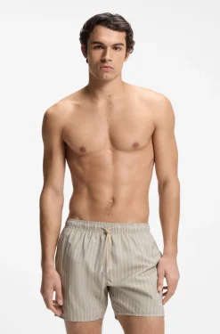Bedruckte Badeshorts aus schnell trocknendem Gewebe