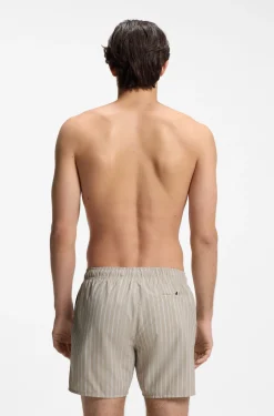 Bedruckte Badeshorts aus schnell trocknendem Gewebe