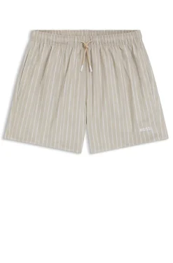 Bedruckte Badeshorts aus schnell trocknendem Gewebe