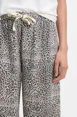 Bedruckte Pyjama-Hose aus Stretch-Modal und Baumwolle