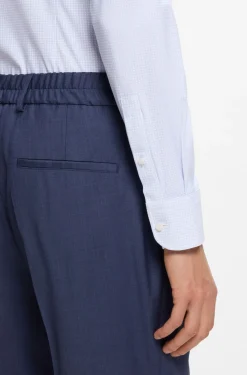 Bedrucktes Slim-Fit Hemd aus funktionalem Stretch-Jersey