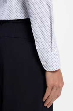 Bedrucktes Slim-Fit Hemd aus Performance-Stretch-Gewebe