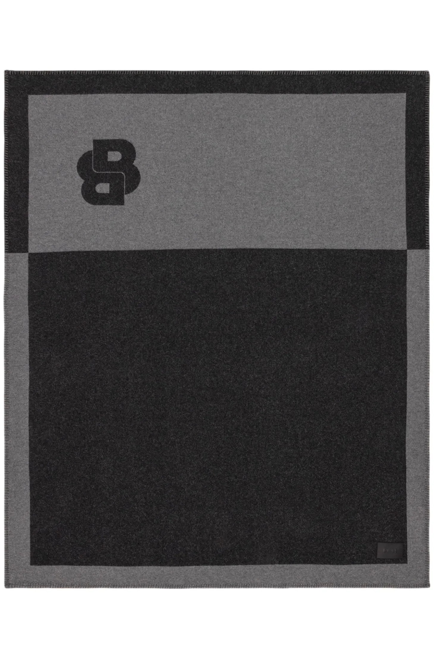 Überwurf aus Woll-Mix mit Double-B-Monogramm