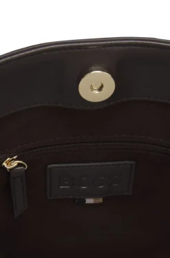 Beuteltasche mit Flechtoptik und Double-B-Monogramm
