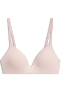Bügelloses gepolstertes Bralette mit Logo-Band