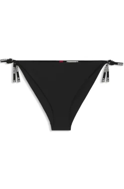 Bikinihose mit Logo-Bändern