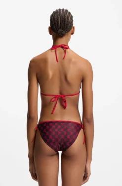 Bikinihose mit Stack-Logos