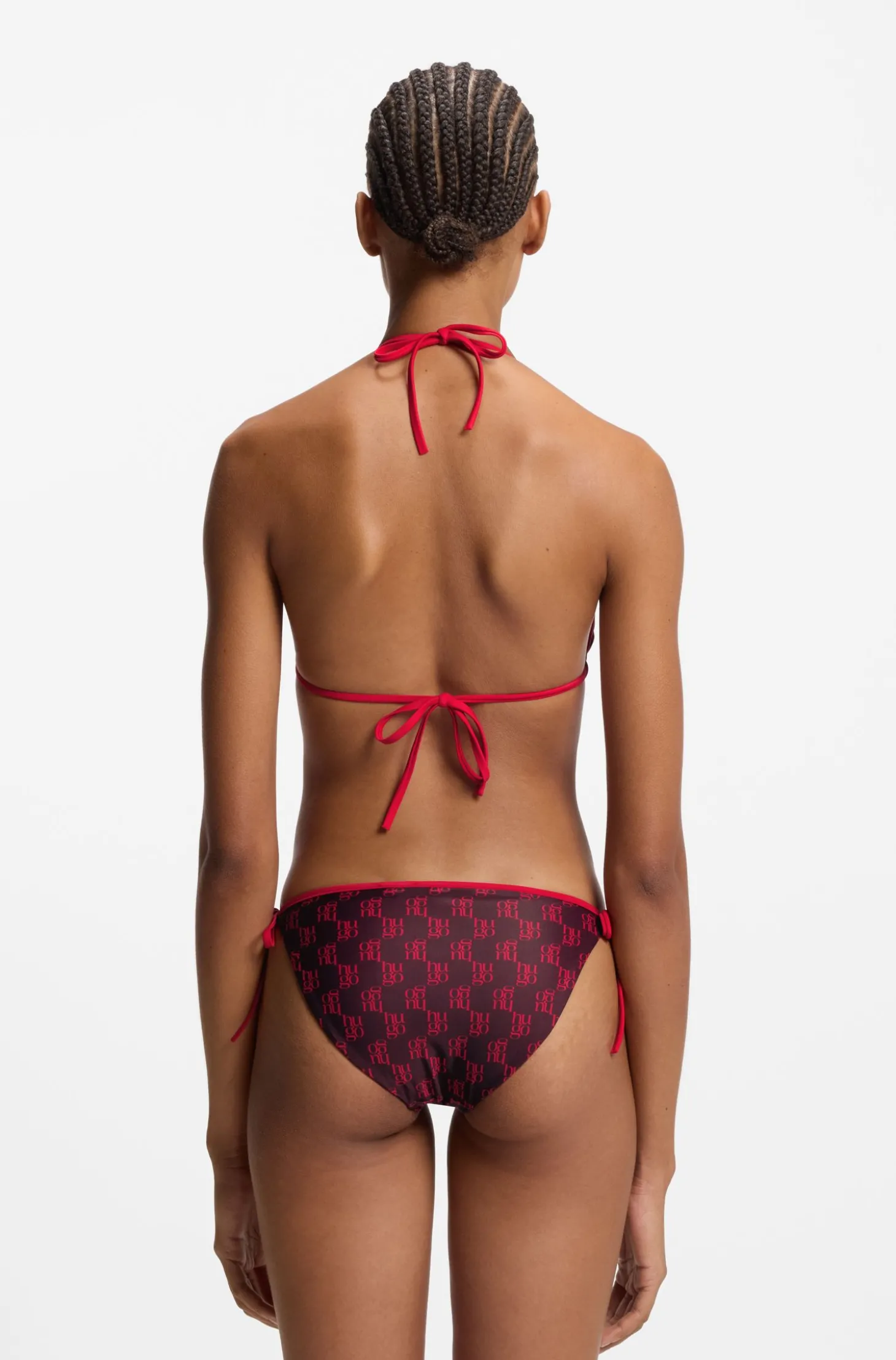 Bikinihose mit Stack-Logos