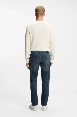 Blaue Maine Regular-Fit Jeans aus bequemem Stretch-Denim