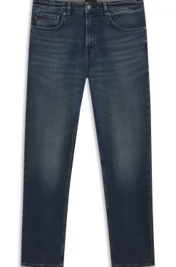 Blaue Maine Regular-Fit Jeans aus bequemem Stretch-Denim