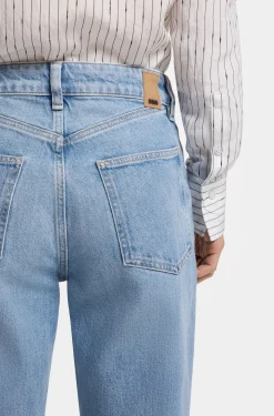 Blaue Slim-Fit Jeans aus bequemem Stretch-Denim