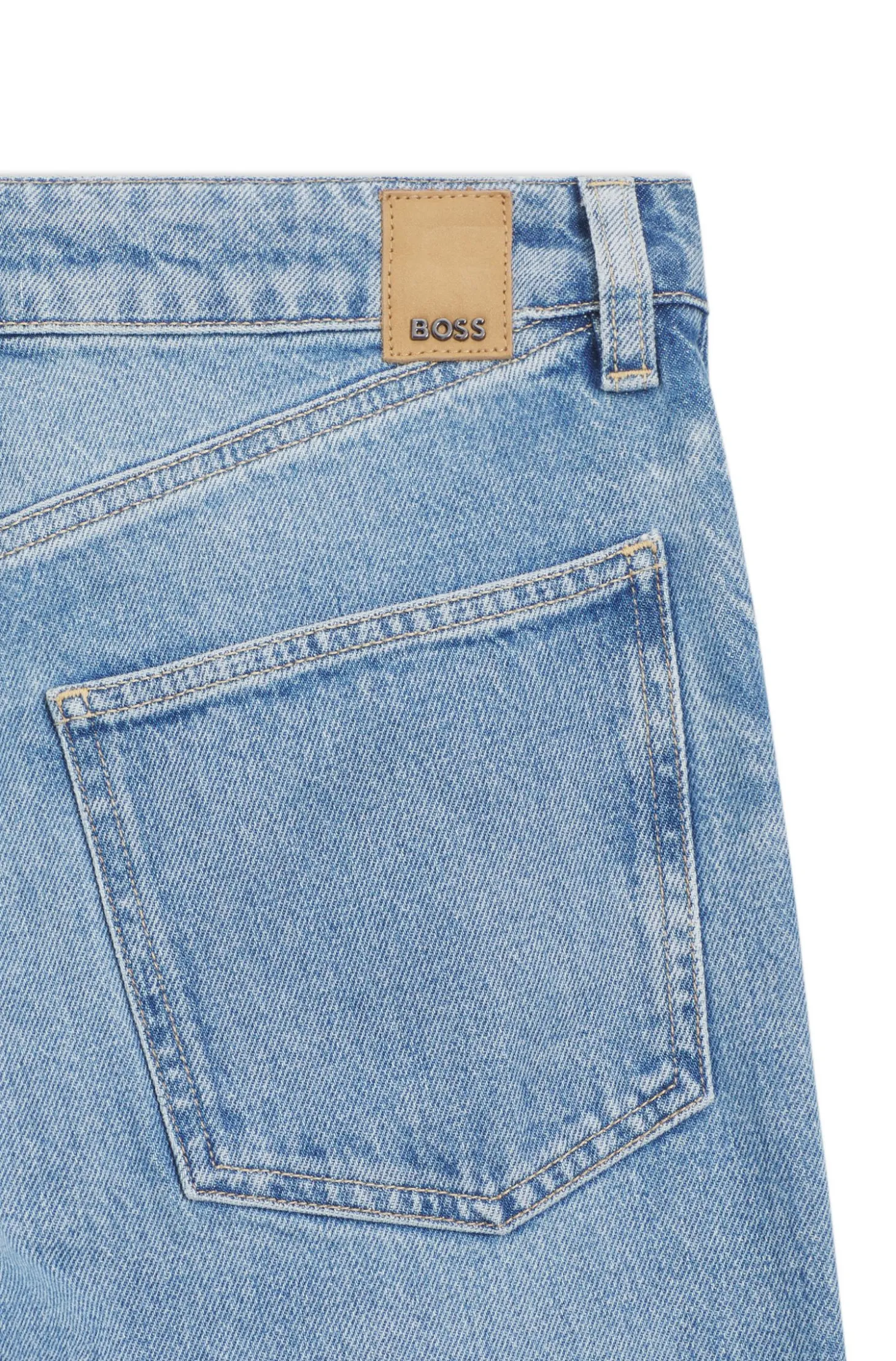 Blaue Slim-Fit Jeans aus bequemem Stretch-Denim