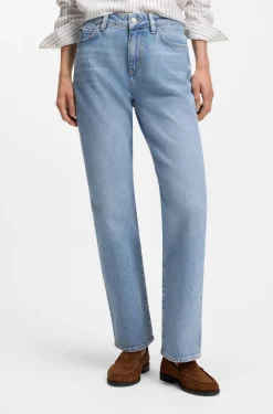 Blaue Slim-Fit Jeans aus bequemem Stretch-Denim
