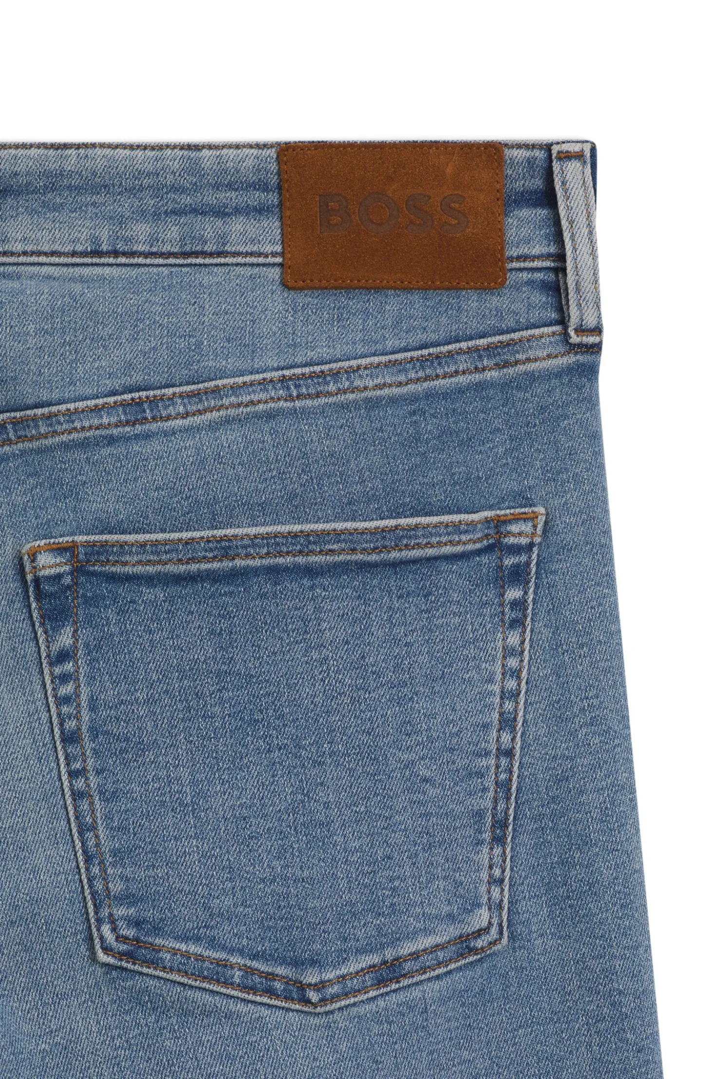 Blaue Slim-Fit Jeans aus Performance-Stretch-Denim