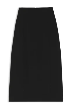 Bleistiftrock aus Stretch-Twill