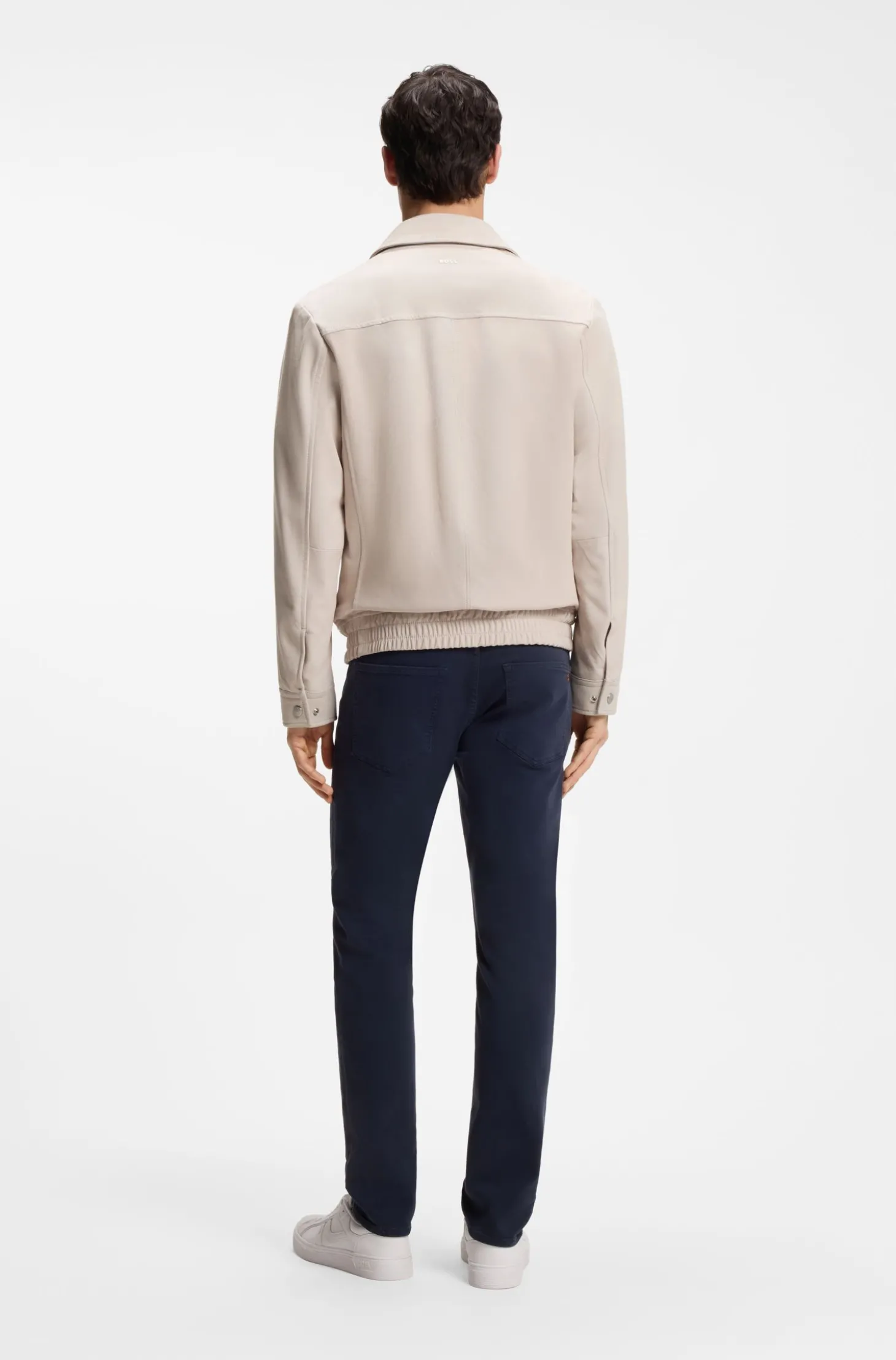 Blouson aus weichem Veloursleder