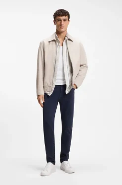 Blouson aus weichem Veloursleder