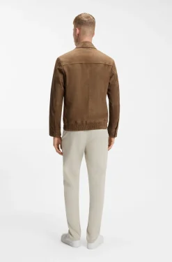 Blouson aus weichem Veloursleder