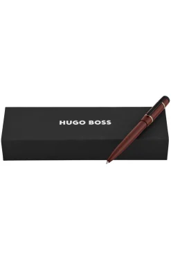 Bordeauxroter Kugelschreiber mit Double-B-Monogramm