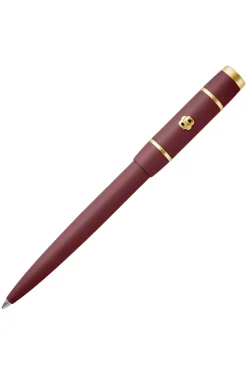 Bordeauxroter Kugelschreiber mit Double-B-Monogramm
