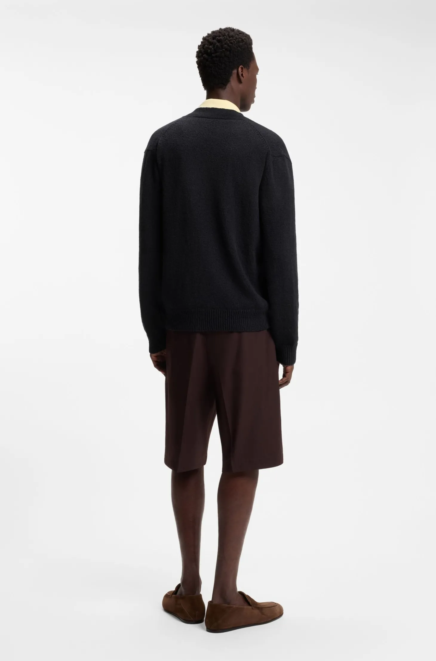 BOSS BY BECKHAM Cardigan aus Baumwoll-Mix