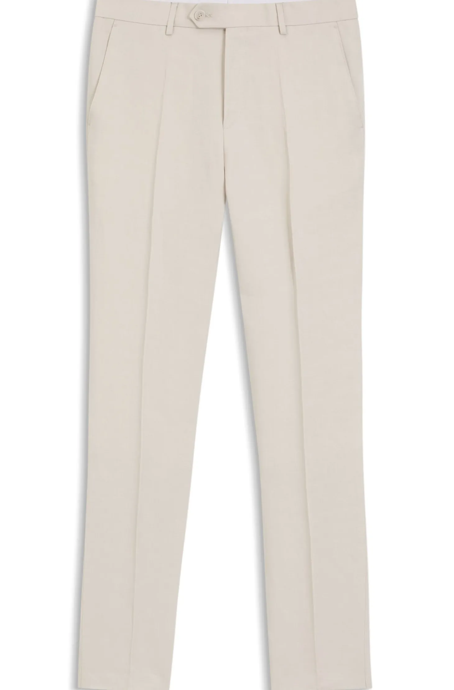 BOSS BY BECKHAM Fein gemusterte Slim-Fit Hose