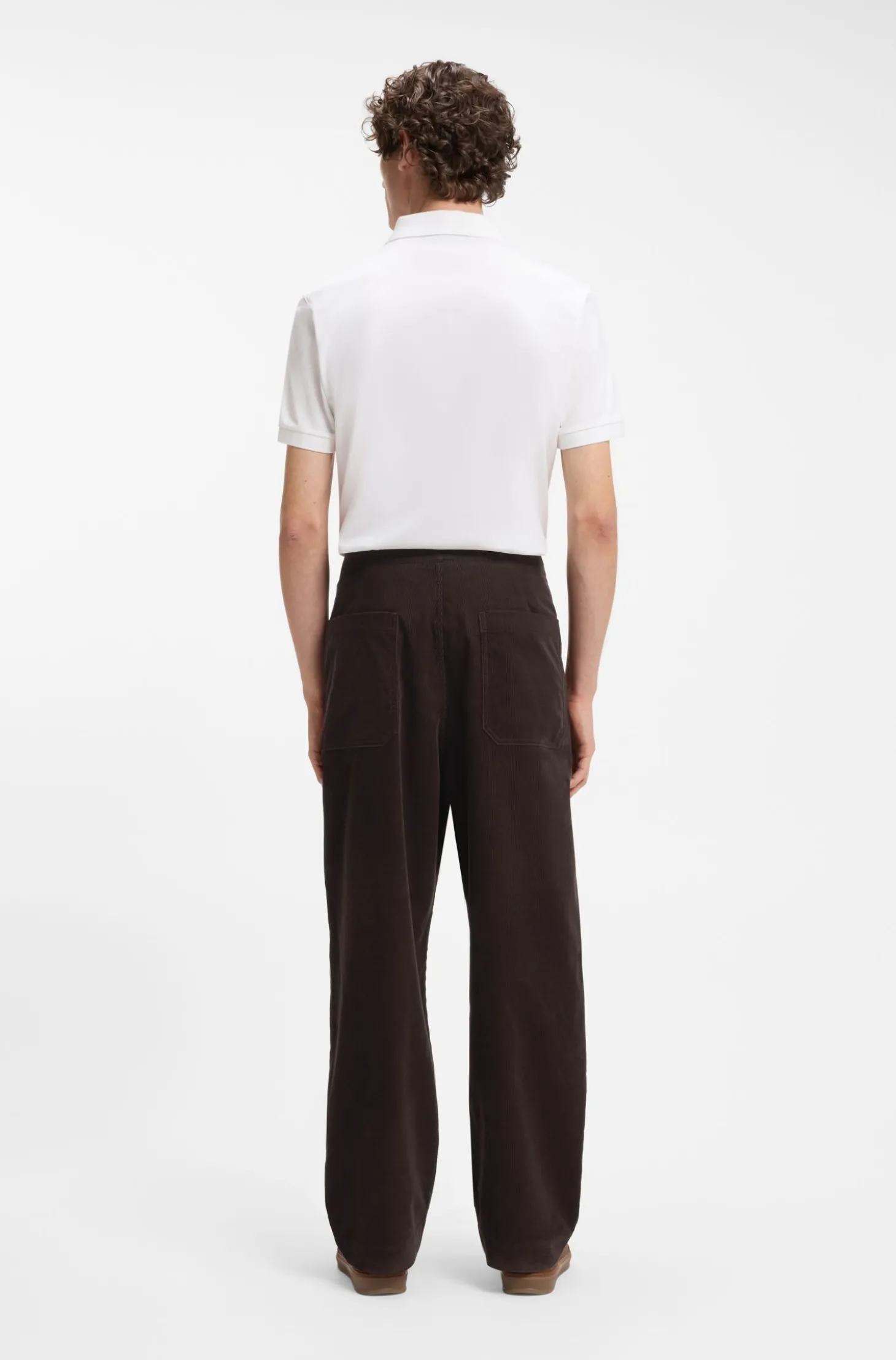 BOSS BY BECKHAM Hose aus Stretch-Baumwoll-Cord