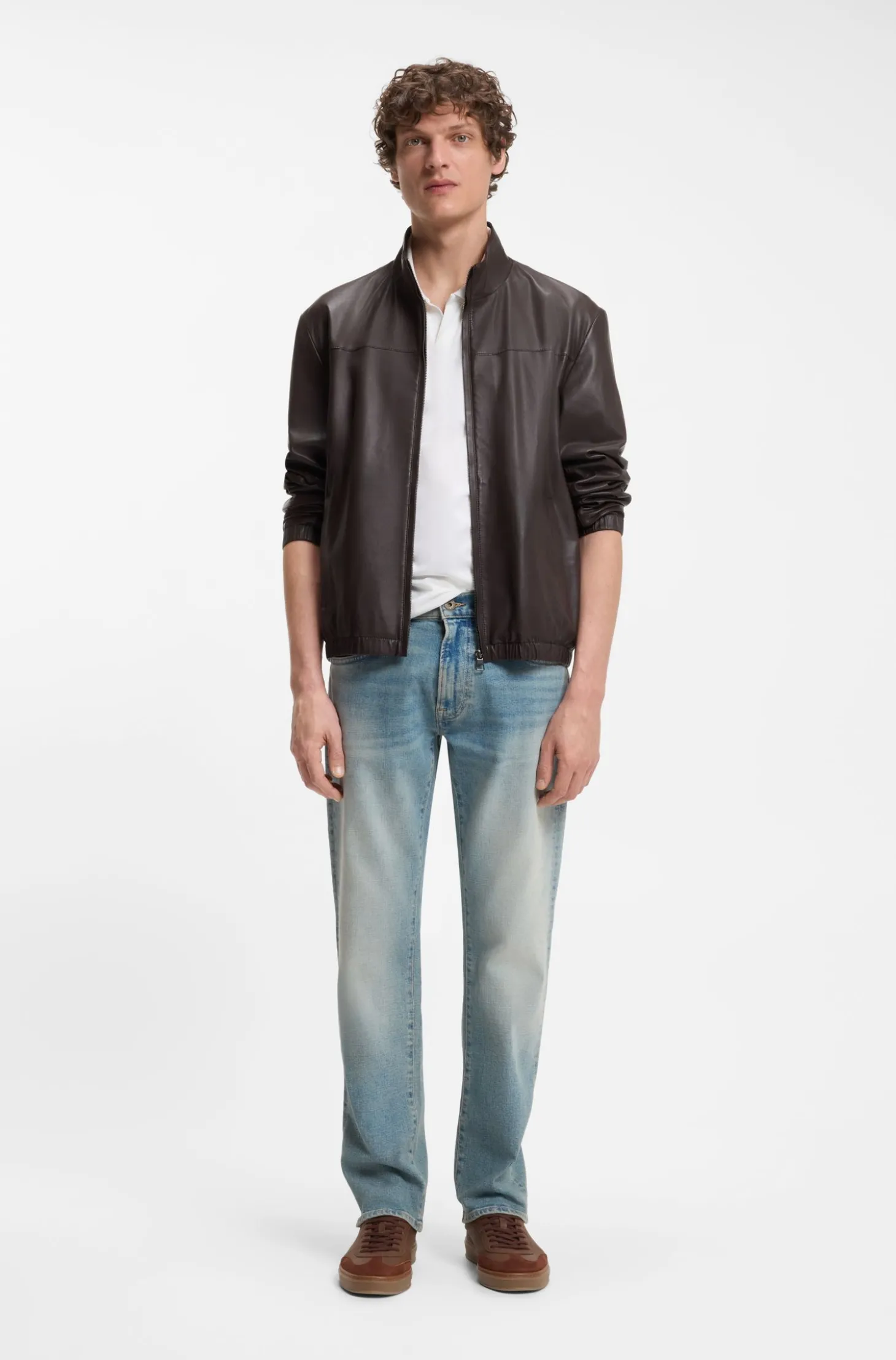 BOSS BY BECKHAM Jacke aus Nappaleder
