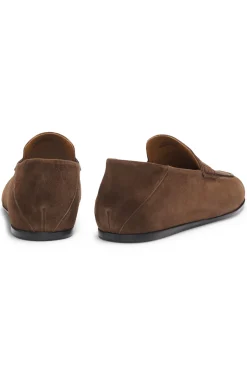BOSS BY BECKHAM Pennyloafer aus Veloursleder