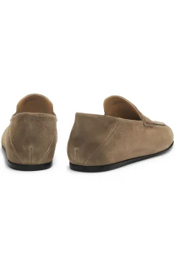 BOSS BY BECKHAM Pennyloafer aus Veloursleder